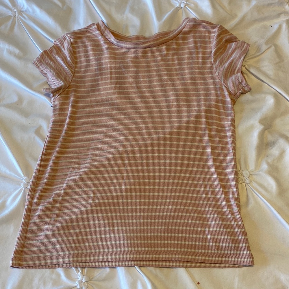 soft & sexy pink short sleeve shirt
